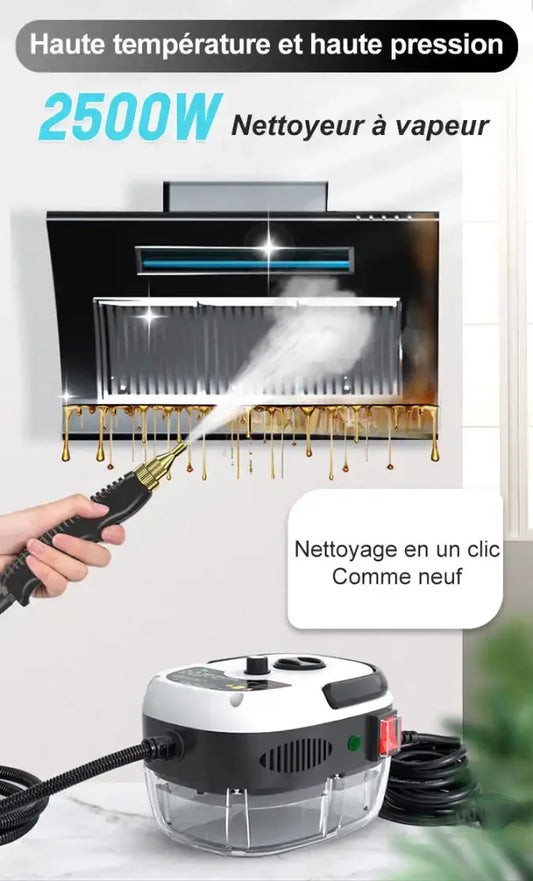 Réduction limitée de 50%🎁💥2500W Nettoyeur à Vapeur à Haute Température Pressurisée Portatif